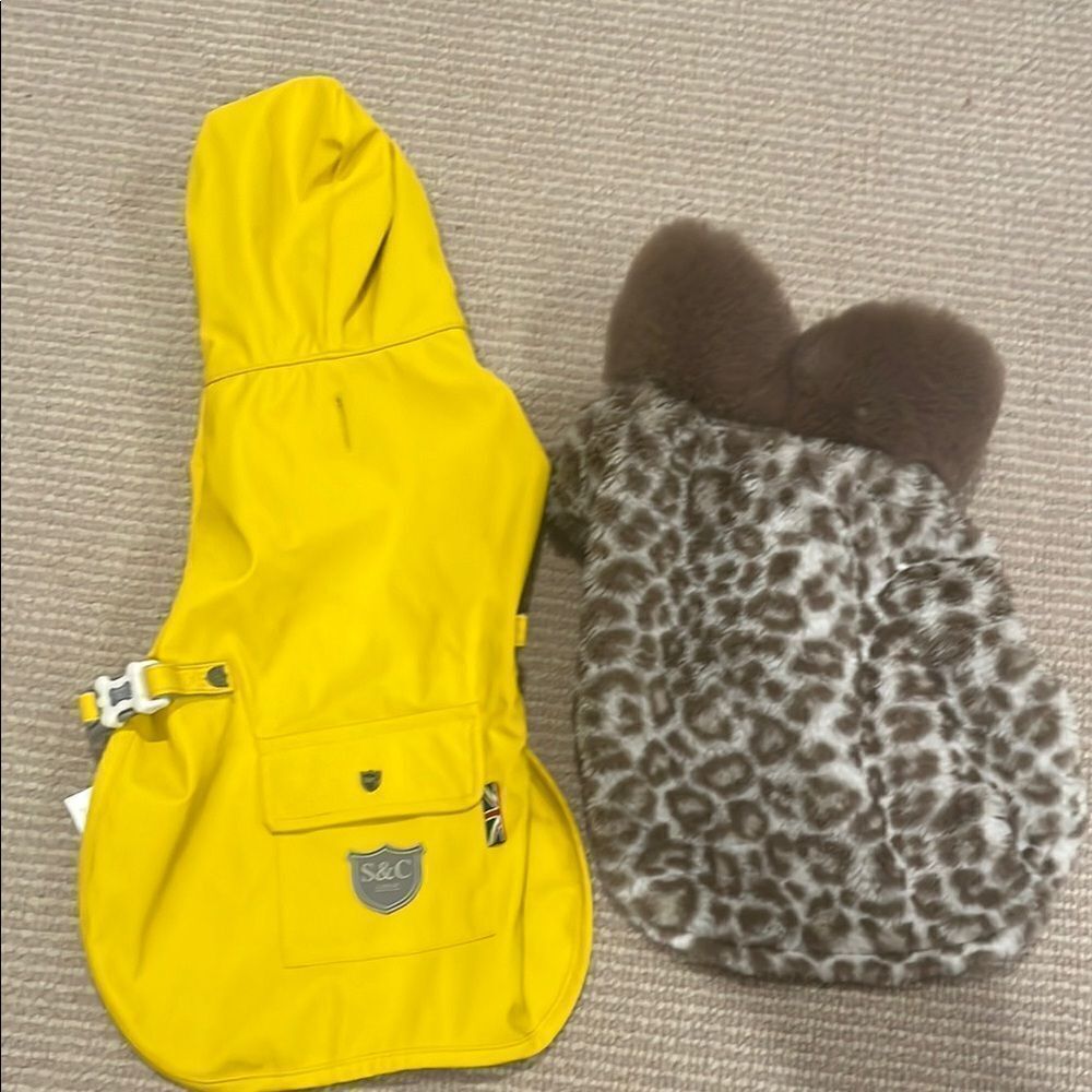 2 small dog coats